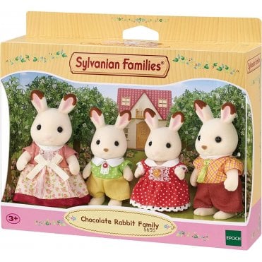 Chocolate Rabbit Family