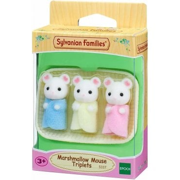 Marshmallow Mouse Triplets