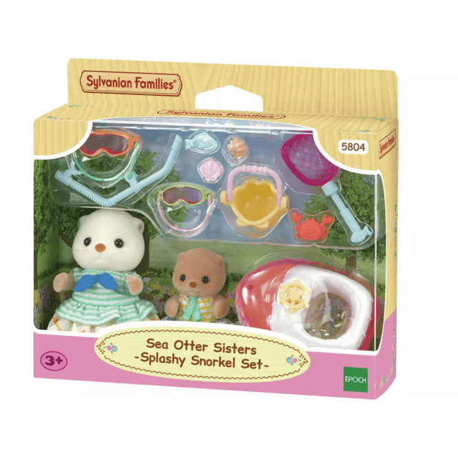 Sylvanian Families Sea Otter Sisters-Splashy Snorkel Set