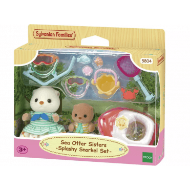 Sea Otter Sisters-Splashy Snorkel Set
