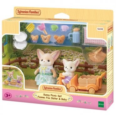 Sunny Picnic Set -Fennec Fox Sister & Baby -