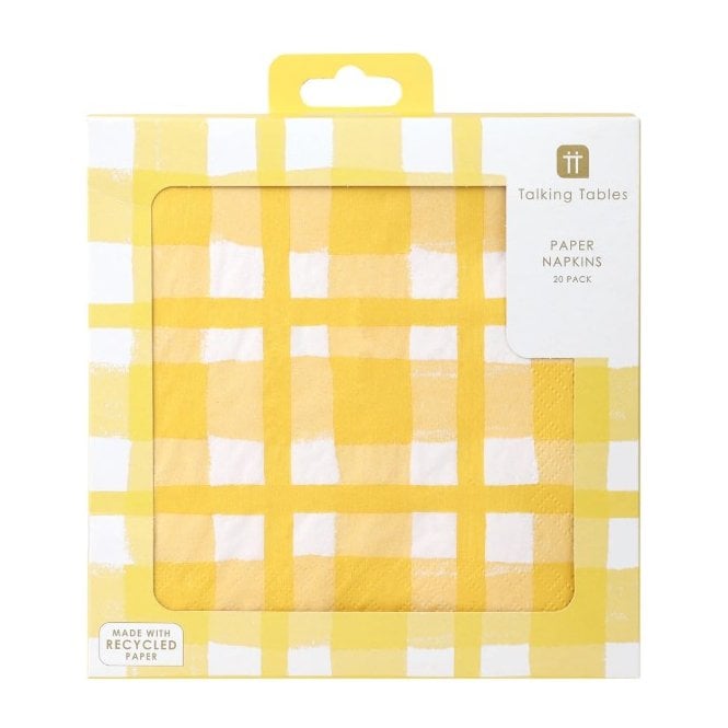 Talking Tables Napkin check