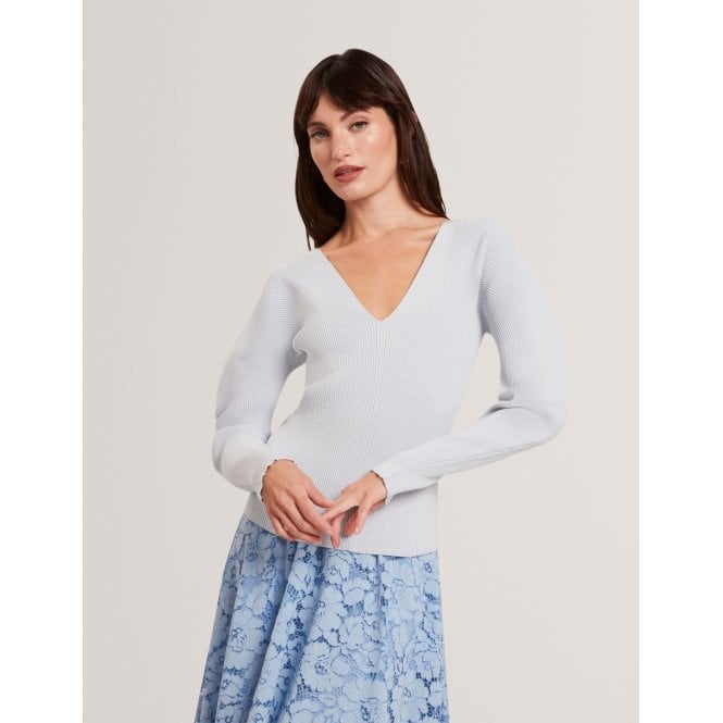 Ted Baker Amelyaa Rib Sculpt Sleeve Sweater