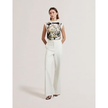 Indriv Tailored High Waisted Flared Trousers