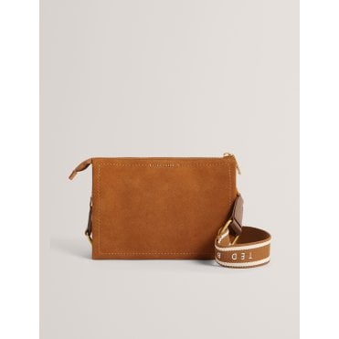 Shalina Webbing Suede Crossbody Bag