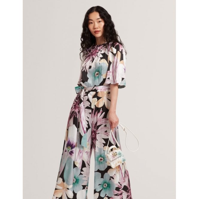 Ted Baker Sunshi Floral Wide Leg Jumpsuit