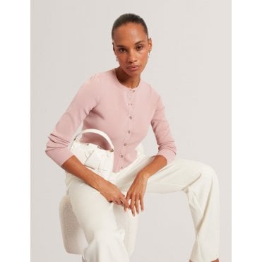 Vedla Crew Neck Cropped Cardigan