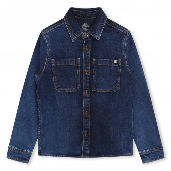 Timberland Buttoned denim shirt jacket