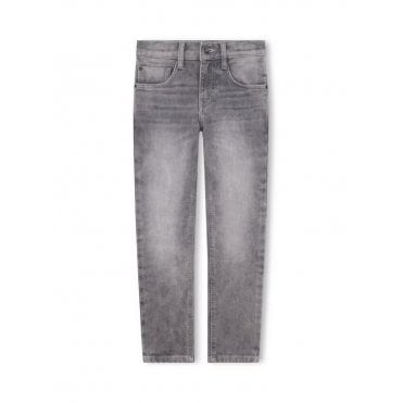 Kids' Slim Fit Denim Jeans, Grey