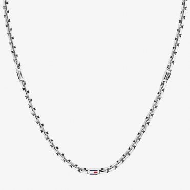3D Flag Metal Logo Necklace