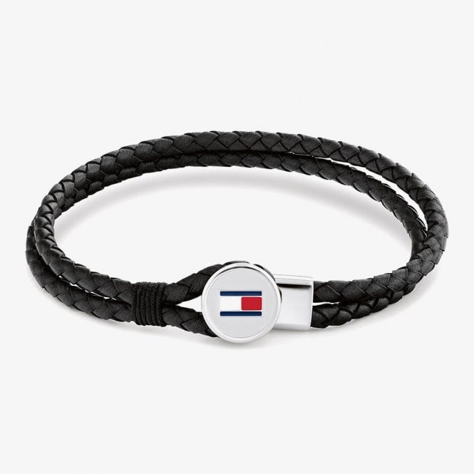 Tommy Hilfiger Bruce Double Layered Leather Bracelet