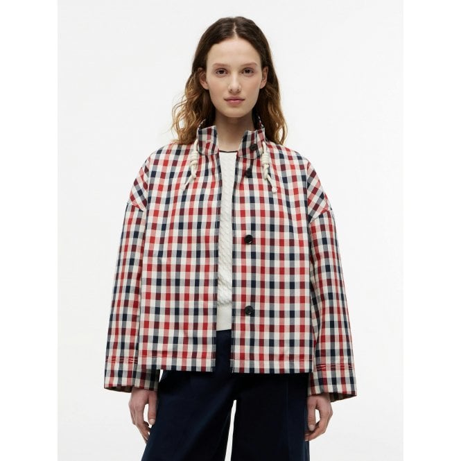 Tommy Hilfiger Check Relaxed Short Parka