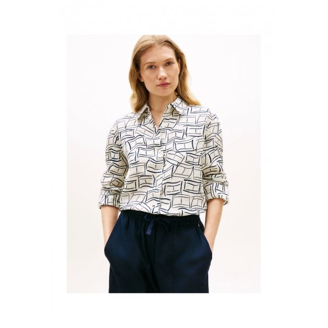 Tommy Hilfiger Essential Linen Relaxed Fit Shirt