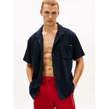 Essential Terry Jacquard Short Sleeve Shirt
