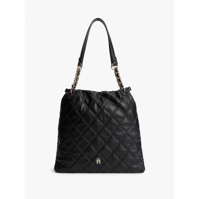 Tommy Hilfiger Feminine Monogram Quilted Tote