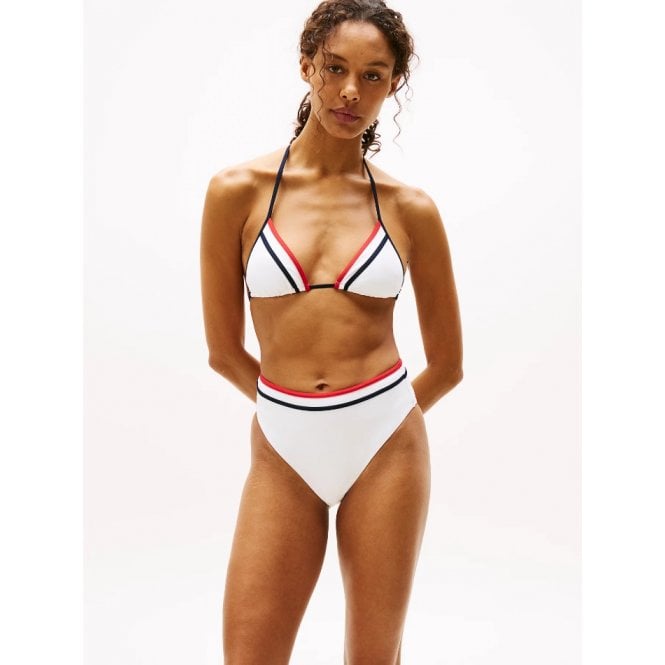 Tommy Hilfiger Global Stripe Textured Cheeky Bikini Bottoms