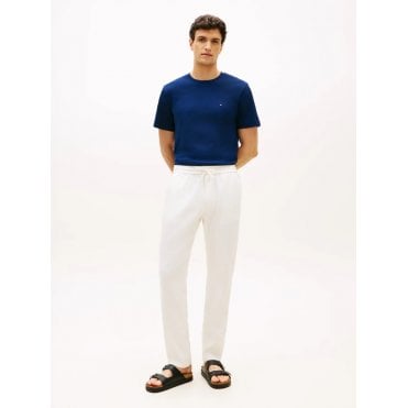 Harlem Tapered Leg Linen Blend Chinos