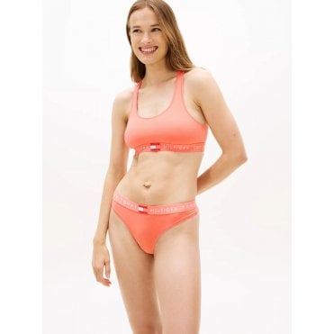 Heritage Cotton Tonal Logo Thong
