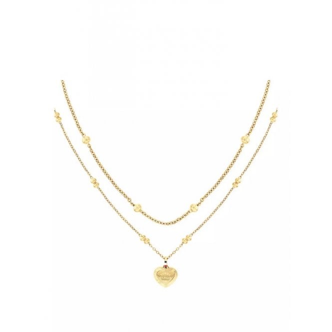 Tommy Hilfiger Layered Gold Plated Chain Necklace