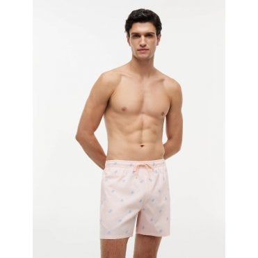 Mid Length Drawstring Swim Shorts