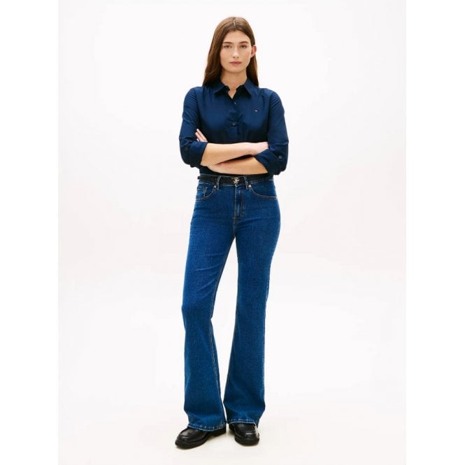 Tommy Hilfiger Mid Rise Flared Leg Jeans