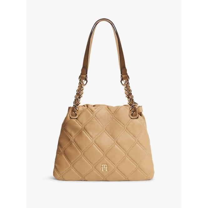 Tommy Hilfiger Monogram Quilted Tote Bag