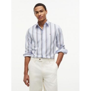 Poplin Multi Stripe Shirt