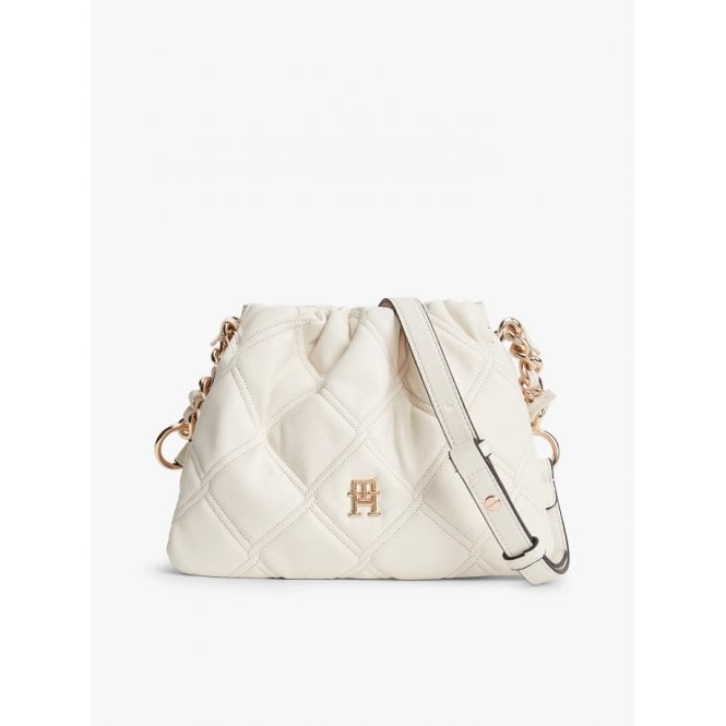 Tommy Hilfiger Quilted Chain Monogram Mini Crossbody Bag