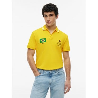 Regular Fit Brazil Pique Polo Shirt