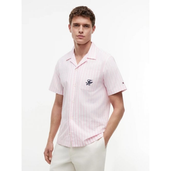 Tommy Hilfiger Regular Fit Paper Touch Short Sleeve Shirt