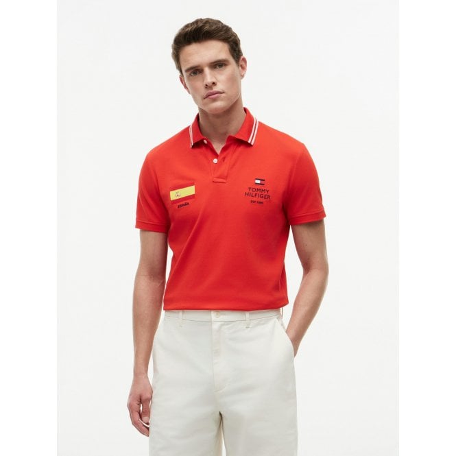 Tommy Hilfiger Regular Fit Spain Pique Polo Shirt