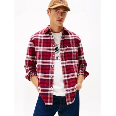 Regular Fit Tartan Check Flannel Shirt