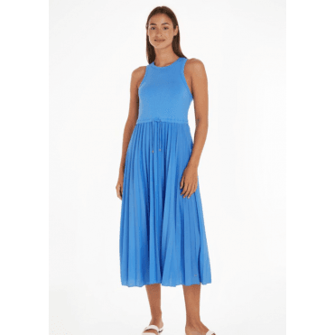 RIB TANK PLEATED DRE  C30
