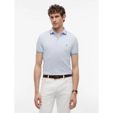 Slim Fit Tipped Pique Polo Shirt