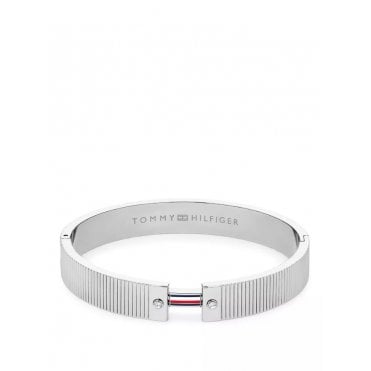 Stripes Stone Set Bangle