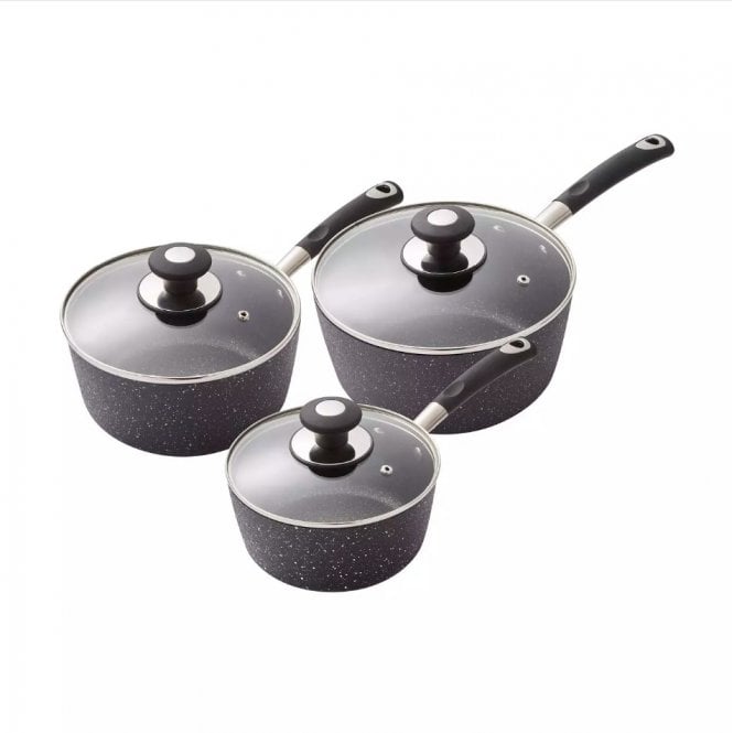 TOWER Precision 3 Piece Non-Stick Saucepan Set