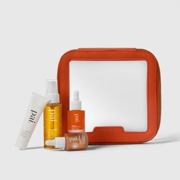 Try Pai Kit - Cleansing Oil 28ml, Moisturiser 10ml, Bronzing Drops 10ml, Face Oil 10ml with Travel Case