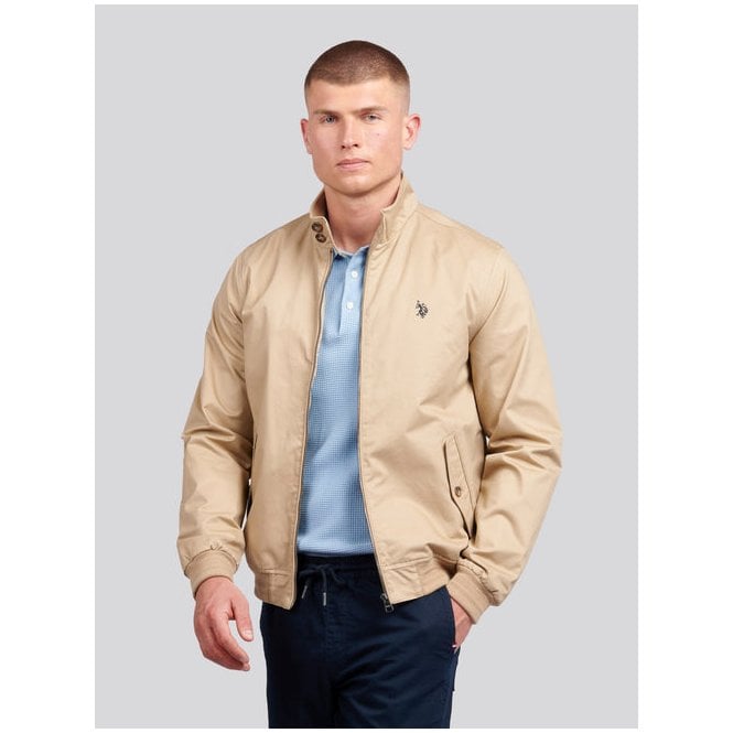 U.S. Polo ASSN. Cotton Twill Harrington Jacket