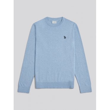 Double Horsemen Cotton Knit Crew Jumper