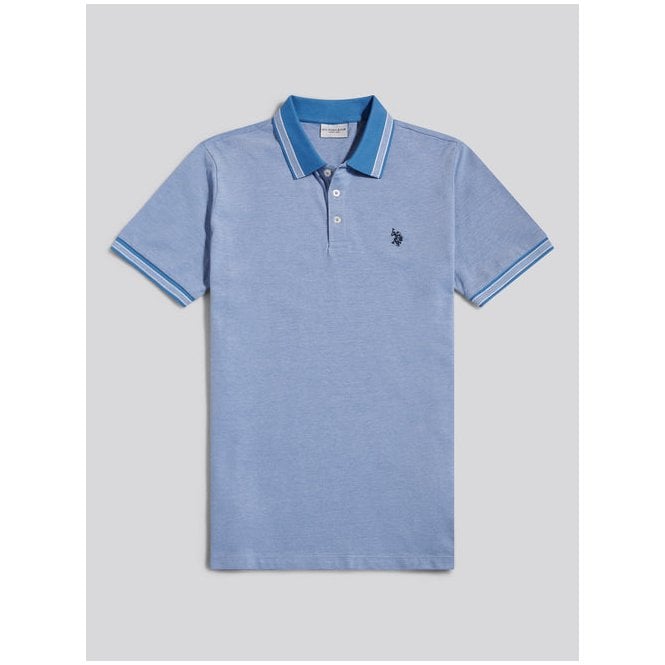 U.S. Polo ASSN. Two Tone Pique Tipped Polo Shirt