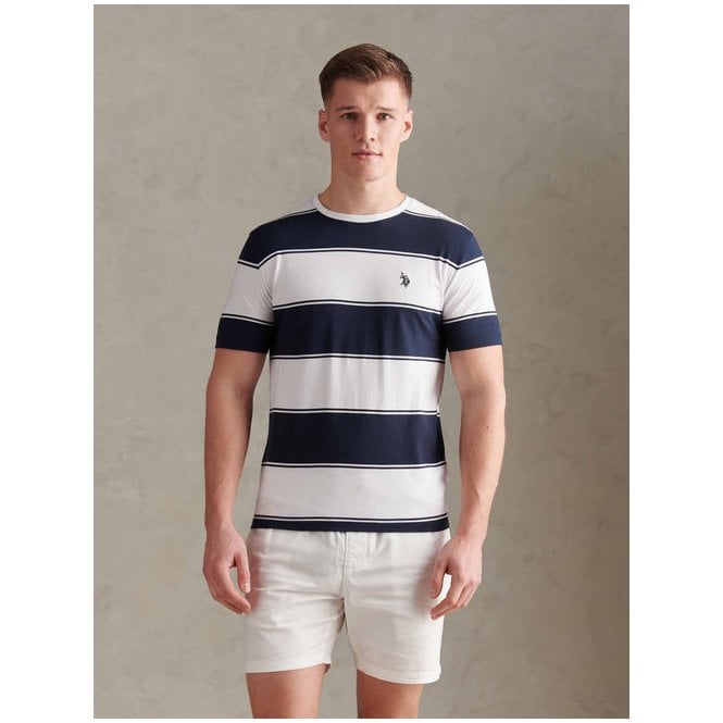 U.S. Polo ASSN. Wide Stripe T-Shirt