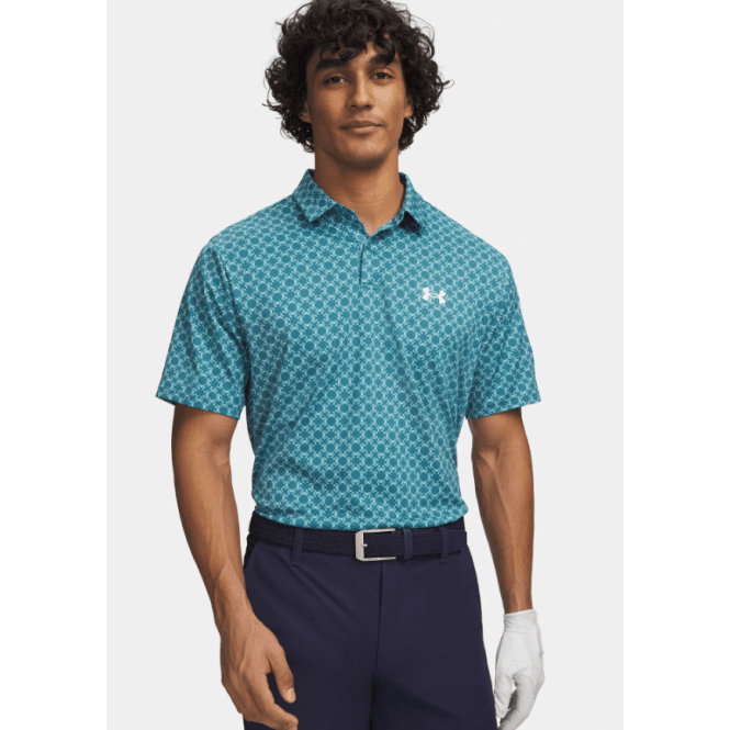 Under Armour Mens UA Matchplay Printed Polo