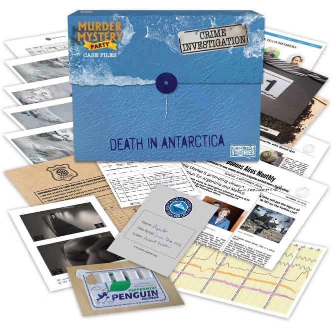 University Games Murder Mystery Case Files - Death in Antartica
