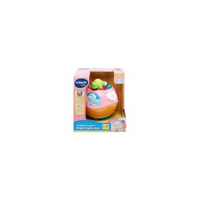 VTech Crawl & Learn Bright Lights Ball Pink