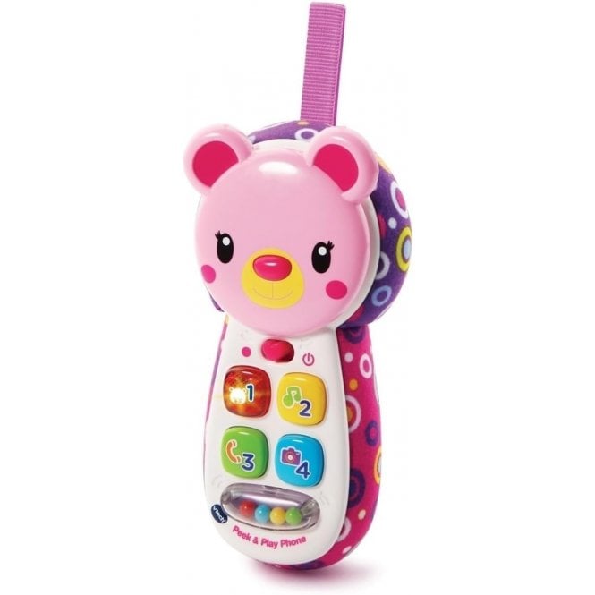 VTech Peek & Play Phone Pink