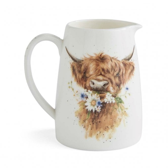 Wrendale Designs 'Daisy Coo' Highland Cow Posy Jug