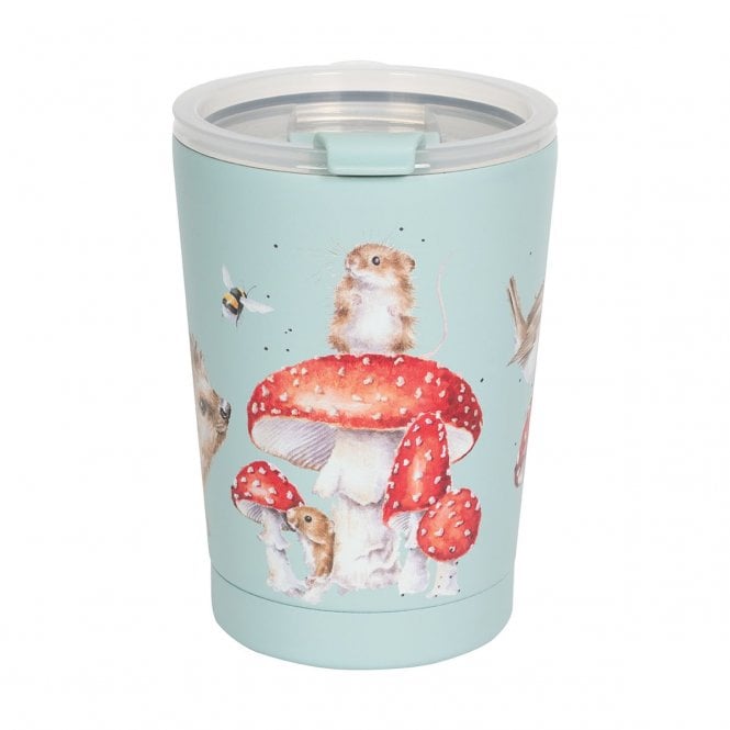 Wrendale Designs 'Fairy Ring' Mouse and Hedgehog Thermal Travel Cup