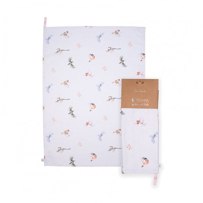 Wrendale Designs 'Feathered Friends' Bird Tea Towel