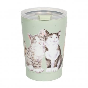 'Feline Friends' Cat Thermal Travel Cup