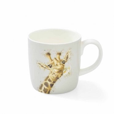 'Flowers' Giraffe Large Mug